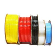 지산 폴리우레탄 호스 1m 재단판매 10x6.5mm 녹색 에어호스