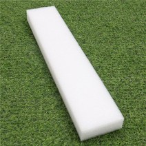거품 스트립 웨딩 꽃꽂이 원통형 화이트컬러 스틱 솔리드 라운드 커튼 벽 Caulking 스폰지 꽃 소품, 0.5m씨
