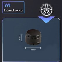 tpms 센서는 외부 센서 고장 또는 분실에 대한 careud 직렬 자동차 타이어 압력, 검은색