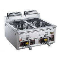 치킨 튀김기 온도조절 가스 프라이드 치킨 기계, 30L 크로스 튜브 천연 가스