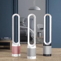 날개없는 선풍기 공기청정기 저소음 무풍 스탠드형, 42인치 화이트
