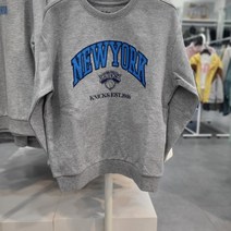 NBA키즈 NYK 스포츠 팀로고 아플리케 맨투맨 K223TS050P