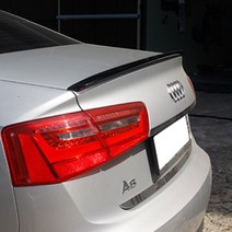 아우디 A6 블랙 C7 스포일러 트렁크, 1개