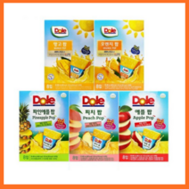 DOLE 돌후룻팝 40팩(피치8팩+애플8팩+오렌지8팩+망고8팩+파인애플8팩), 1세트