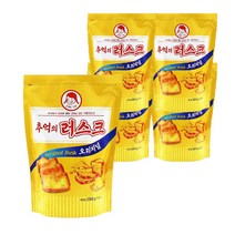식빵 꼬다리 스낵 추억의 러스크 오리지널 180g 3개