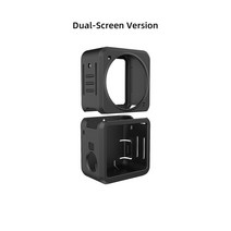 호환 고프로마운트 액션캠거치대 고프로삼각대마운트 액션캠마운트 DJI 액션 2 용 보호 케이스 콤보 부드, 02 블랙 컬러