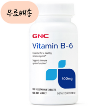 GNC 비타민 B 6 100m.g 100, 1개