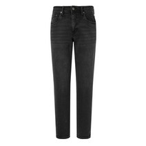 [헤지스 남성] [[23FW]] HZPA3D243BK [TAPERED] 블랙 워싱 스트레치 데님