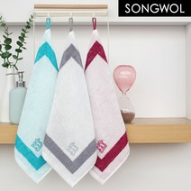 송월타월 홈스윗홈 고리수건, 5장, 회색