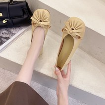 YISOKO 보우 발렛 플랫슈즈 여성로퍼 리본플랫슈즈