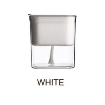수태봉 콩나물키우기 딸기 수경 재배 small planter pot with water tank self watering plastic square 수경 냄비 planter, 협력사, 하얀색
