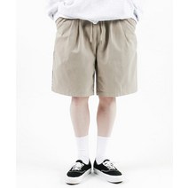MODERMENT 핀턱 치노 워싱 와이드 반바지 [베이지] Pintuck Chino Washed Wide Shorts [beige]