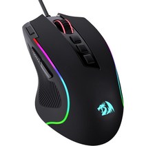 Redragon M612 Predator RGB 게이밍 마우스 8000 DPI 유선 광학 게이머 마우스 11개의 프로그래밍 가능한, 한개옵션0, 1개