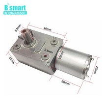 전동윈치 미니 차량용 호이스트 수동 리프트 Bringmart JGY370 웜 기어 모터 12 볼트 소형 전기 v Dc 6v 감속기 18v 자동 잠금, 12V 40rpm+package A