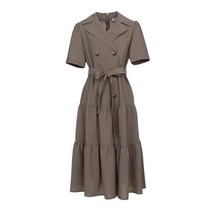 베스띠벨리 22S/S 더블 레이스 스트랩 반팔 원피스 BEO2524BE