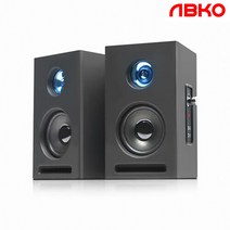 앱코 SP400 북쉘프형 2채널 PC스피커 (블랙), 1
