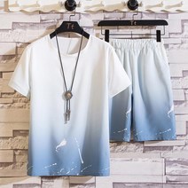 남성 여름 실크 어른 생활 한복 세트 개량 계량 모시적삼 전통 근무복 법복 절복 마사지 식당 카페 작업복