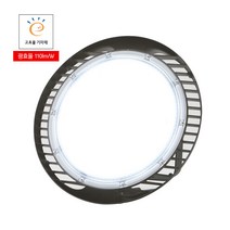 LED 고효율 원형 공장등 IP65 방수 투광등 메가맨 6500K 주광색 100W 150W 200W(후렌치 포함), 200W_365*365*77mm