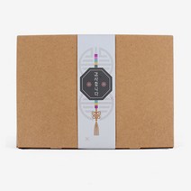 피크닉앤패키지 복주머니상자 추석송편떡포장상자 화과자상자, 색동감사띠지(세로)10매