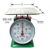 태광저울 접시지시저울, 녹색, 20kg