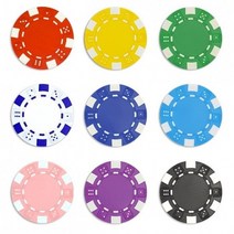 데칼칩 볼마크 골프 볼마커 주문제작 금속코인 금속뱃지 메달 주화 칩 chip 카지노칩 주문제작 포커칩 게임칩 홀덤칩 세라믹칩 컬러칩 데칼칩 다이스칩 월드트리칩 마그네틱칩 딜러버튼, 파랑