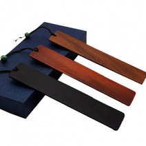 뉴펀 북클립 원목 독서용품 책갈피 각인가능 KK394, 원목 책갈피_블랙