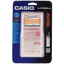 Casio 카시오 그래픽 계산기 핑크 (fx-9750GIII-PK) 342842, Calculator
