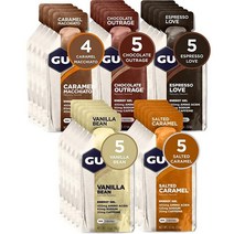 GU Energy 오리지널 스포츠 뉴트리션 에너지겔 다양한 맛 24개입, Assorted Indulgent Flavors