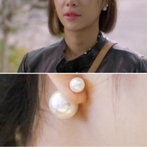 코코샵 925실버침 럭셔리한 공효진 황정음 수지 귀걸이 연예인투라인 진주이어링
