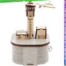 워라밸오르골 목재 입체퍼즐 - 영공방 인천국제공항, good 본상품선택, good 1