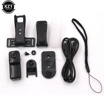 자전거캠 블랙박스 바디캠 MD80 미니 DV DVR 스포츠 자전거 오토바이 비디오 오디오 720P HD 홀더 고품질, 1.Black