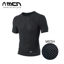 MCN K매쉬 반팔이너웨어 블랙 언더레이어 자전거 헬스