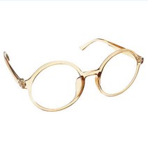 심플 투명 패션 동글 안경 테 브라운 뿔테 블루라이트 차단 안경