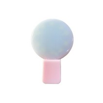 조도계 측정기 광량 검전기 소형 Q 휴대폰 필 라이트 야외 라이브 셀카 뷰티 USB 충전 휴대용 미니, 03 분홍색