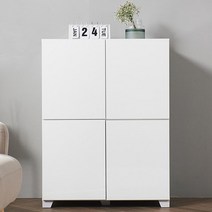 셀미스 전면U V하이그로시 800 다용도수납장 거실장, 화이트