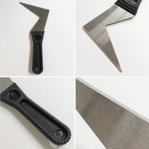 힘찬쇼핑_ 매장 청소용 유리 스티커 껌 제거 스텐 헤라 스크래퍼 헤라 밀칼 껌칼 끌칼 도구 칼날교체형