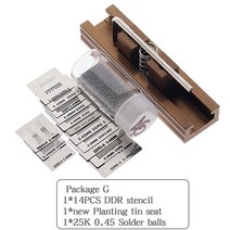 14pcs 로트 풀 세트 BGA Reballing 스텐실 DDR 용 키트, [07] G