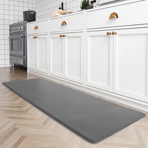 바닥 피로 방지용 주방 매트 주방 러그 1.3cm(1/2인치) 두께 미끄럼 방지 추가 서포트 스탠딩 패드, 17x59