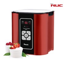 [엔유씨] 4시간쾌속 스마트 요거트메이커 매트다크레드 NYM-8600K