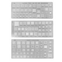3pcs Universal BGA Reballing Stencils Huawei Android 용 MTK 용 Mitk