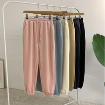 허니제이 / 카롬 따숩 골덴 기모 조거 팬츠(6color)