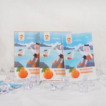 제주 한라봉 마스크팩 5매입 세트 제주도기념품 영양공급 촉촉한앰플
