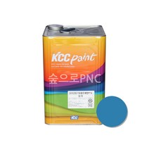KCC 모아코트 기와용 우레탄 페인트 16L 스레이트 지붕페인트 기와페인트, 청색
