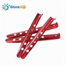 ShineTrip 23cm 31cm 알루미늄 U 자형 텐트 네일 텐트 스테이크 스노우 페그 야외 캠핑 하이킹 비치 텐트 액세서리 용 모래 못, 23cm 오렌지, 23CM 오렌지