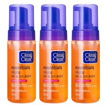 클린앤클리어 에센셜 훼이셜 포밍클렌저 150mlx3, 150ml
