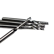 엔드밀 드릴밀 1pc 3.175mm shk 단일 플루트 비트 카바이드 조각 커터 나무 절단 도구 블레이드 밀링 mdf 아크릴 pvc 조각, 1lx3 10