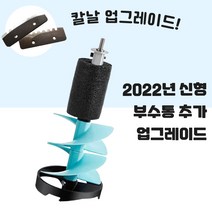 아이스드릴 얼음끌 얼음드릴 아이스오거 얼음구멍뚫기 얼음깨는도구, 45cm 드릴 블루