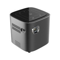 스마트빔 D019 Mini Projector DLP Android 7.1.2 OS Wifi Bluetooth LED Battery Home Beamer Support Full HD 1920x 1080P Video Proyector, Black, One Size