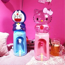 캐릭터 미니 정수기 헬로키티 도라에몽 휴대용 차박 캠핑 입사선물 사무실 다이어트 물마시기