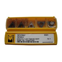 Kennametal100% 초경 선반 인서트 TCMT TCMT11 TCMT110208MF KCP25 TCMT110204LF 피니시 머시닝 코팅, [02] TCMT110208MF KCP25